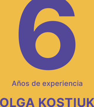 6 años de experiencia